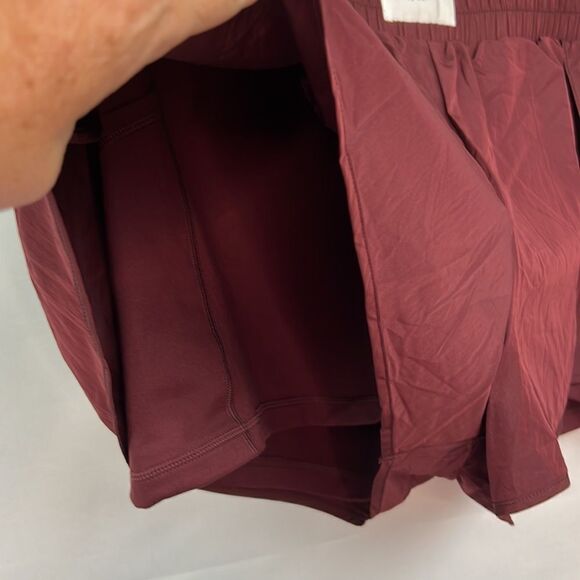 Aerie Offline The Hugger burgundy shorts size XXL NWT - Picture 6 of 13